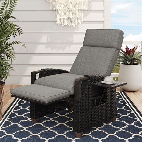 Amazon.com : Grand patio Outdoor Recliner with Independent Adjustable ...