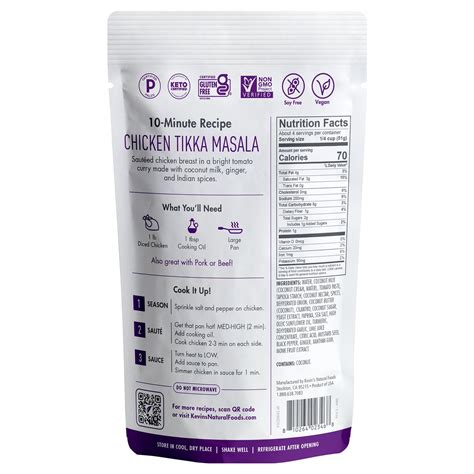 Tikka Masala Sauce - Kevin's Natural Foods