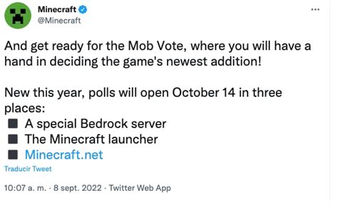 Minecraft Live 2022: Hora y dónde ver las actualizaciones del juego
