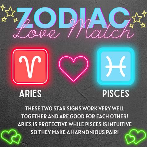 Aries and Pisces: Zodiac Love Match