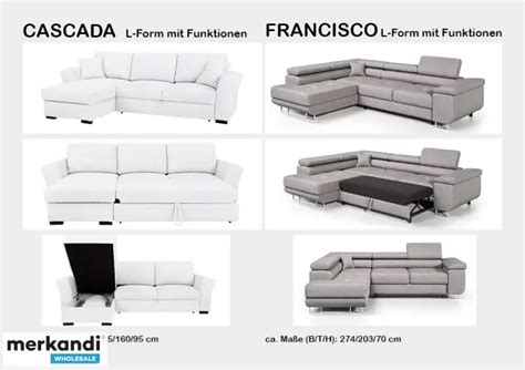 SPECIAL OFFER Sofa Corner sofa Living area with functions various ...