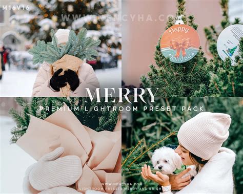 Gói Preset Giáng Sinh – Lightroom Preset Merry And Bright, Festive ...