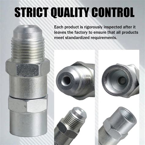 NATEFEMIN Vapor Lock Prevention Fuel Check Valve OE 23509140 45 Steel ...