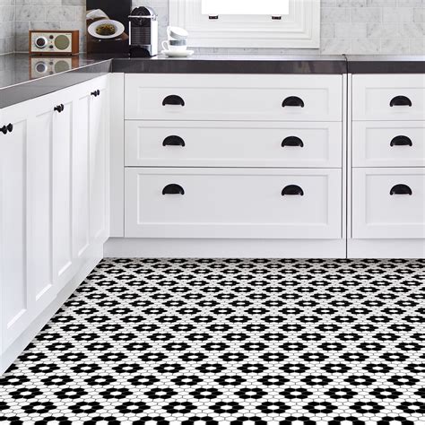 Black And White Vinyl Flooring