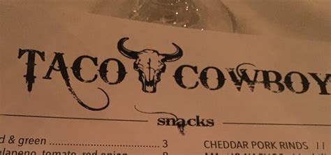 Taco Cowboy ~ Chef Tom Catherall's Back In Atlanta With Grit & Grace ...