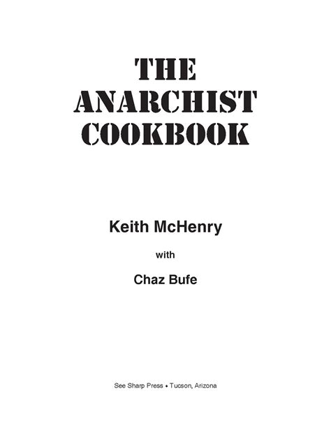 The Anarchist Cookbook