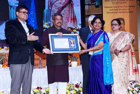 The Union Minister for Education, Shri Dharmendra Pradhan conferred the ...