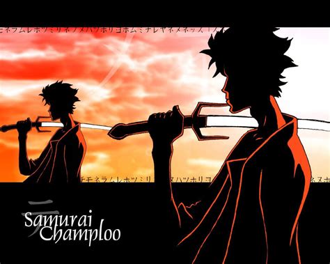Download Two Samurai Champloo Characters Wielding Swords Wallpaper ...