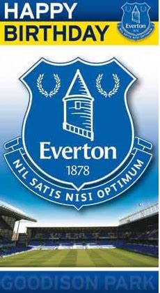 Everton Happy Birthday Card | prakrida