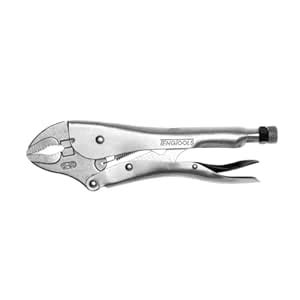 Teng Tools 12 Inch Plated, Round & Flat Power Grip Locking Pliers - 401 ...