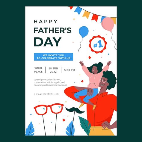 Vectores e ilustraciones de Dominican Father Day Flyer para descargar ...