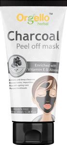 orgello Herbal Activated Charcoal Peel Off Face Mask 100 ml Pack of 1 ...