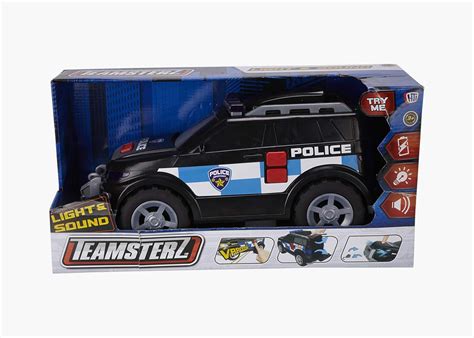 HTI Teamsterz TZ Light and Sound Police Toy Car (Black) : Amazon.in ...