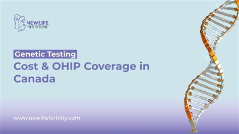 Genetic Testing Cost & OHIP Coverage in Canada
