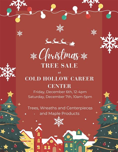 Christmas Trees, Wreaths, & Centerpiece Sale, Cold Hollow Career Center ...