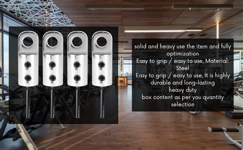 M ART Gym Wire Lock Solid and Heavy L-Key STANDERED Size(Pack of 4 ...