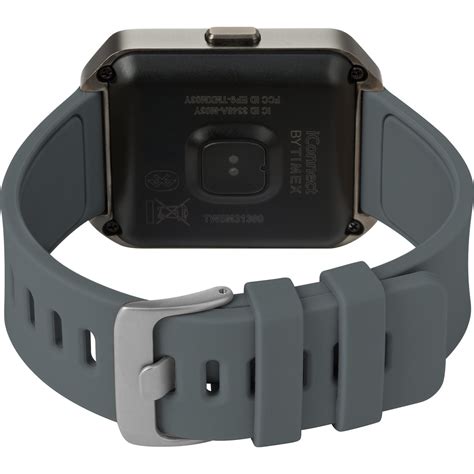 Timex Helix Unisex Tech Digital Dial Rectangle Case iConnect - Smartwa