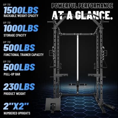 Mikolo Power Rack Cage, 1500LBS Weight Cage with India | Ubuy