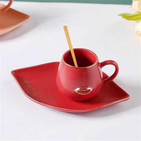 Quirky Cup and Plate Set