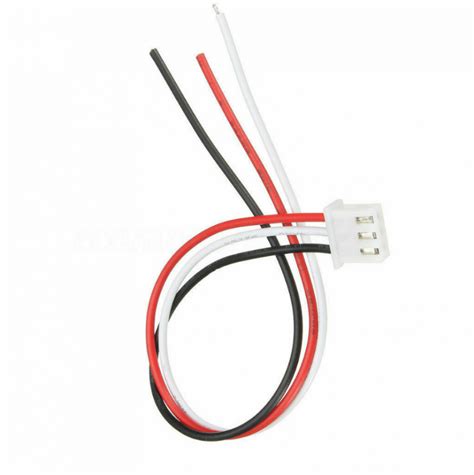 10 sets Mini Micro JST XH2.54mm 3-Pin Connector Plug With Wire Cable 1