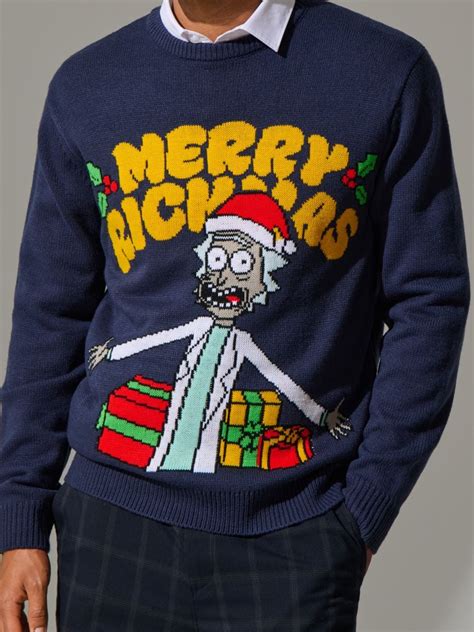 Christmas jumper Rick and Morty Color navy - SINSAY - 643AW-59X