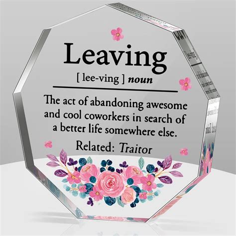 Amazon.com: Farewell Gifts for Coworkers, Office Decor Sign Gift for ...
