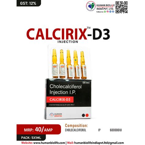 CALCIRIX-D3 Injection Human Biolife India Pvt. Ltd.