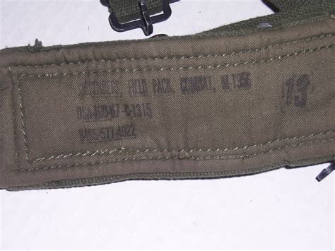 M1956 Field Pack Suspenders Vietnam War 63-70 dates | Ubuy India