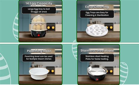 Buy truTRTL Smart 4-in-1 Egg Boiler Machine 350 Watts | Boil upto 14 ...