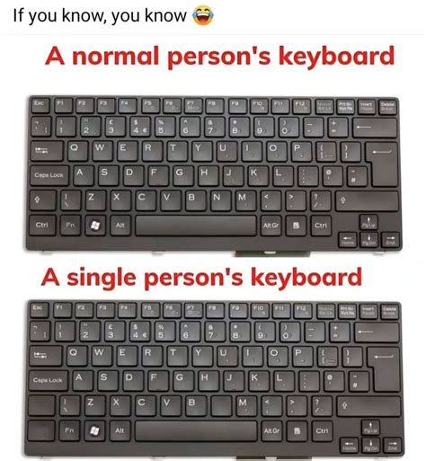 Vergleich zweier Tastaturen - Memes - Schlechte Witze