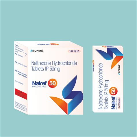 Nalref 50 Tablets | Naltrexone Hydrochloride 50 mg for Alcohol & Opioid ...