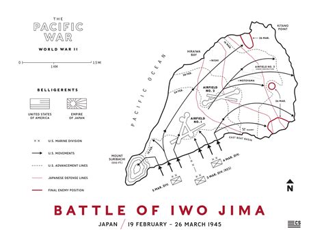 The Battle of Iwo Jima Map | USA-Made | Veteran-Owned – CIVVIESUPPLY