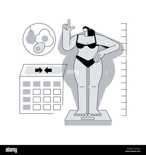 Body Mass Index abstract concept vector illustration. Health issue diagnostics, weight loss ...