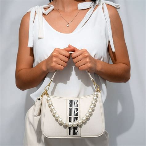 Mini Sling Bag - White Linen Exodus