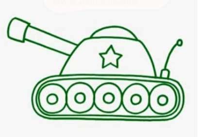 简笔画玩具坦克车怎么画_百度知道