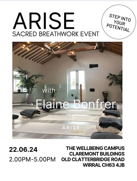 ARISE SACRED BREATHWORK EVENT Breathe into Your Potential, The ...