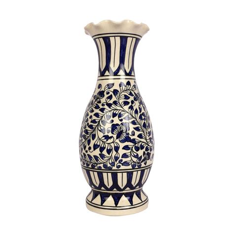Buy Craftghar Decorative Ceramic Flower Vase for Living Room | 12 inch ...