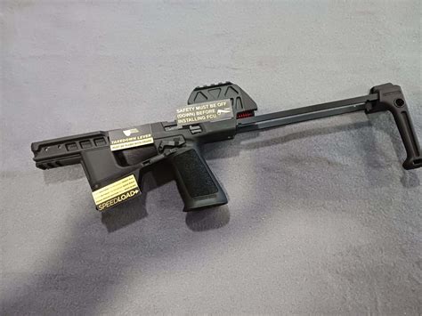 Flux Defense Raider X Sig P320 Black RH Brace