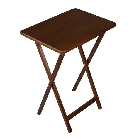 Folding Wooden TV Tray Table