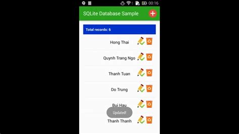 Image result for +Android Studio SQLite List View Design