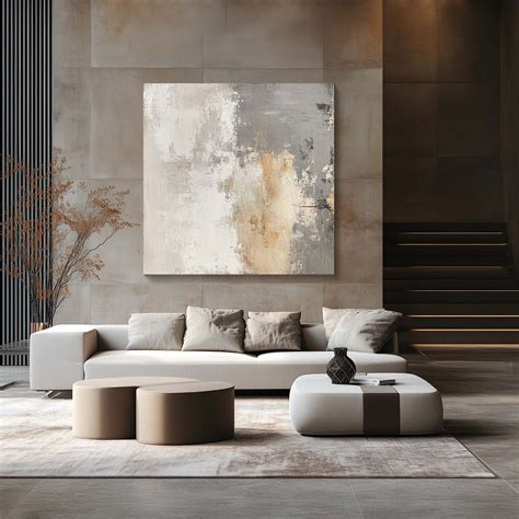 Minimalist Earth Tone Abstract Art| abstract acrylic painting - CRAFTICO