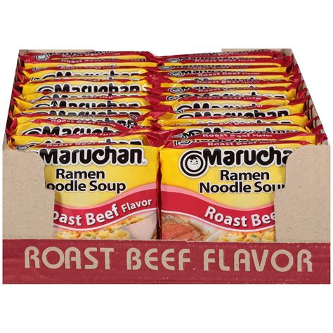 Buy Maruchan Ramen Roast Beef, 3 Oz, Pack of 24 Online at Lowest Price ...