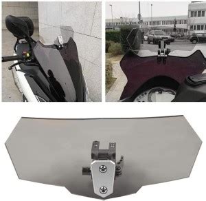 acube mart Motorcycle Windshield Adjustable Extension Clip On ...
