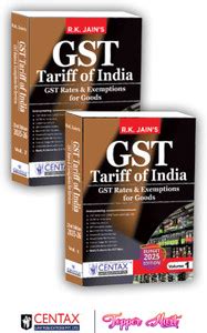 R.K. Jain’s GST Tariff Of India | 2025-26: Buy R.K. Jain’s GST Tariff ...