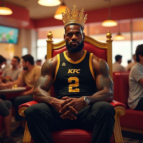Lebron With Crown