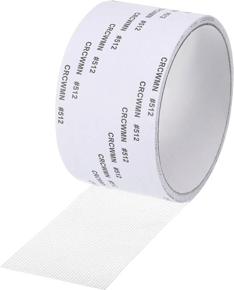 uxcell Window Screen Repair Tape, 1.97in x 6.56FT(79IN) White Screen Repair Kit, Fiberglass ...