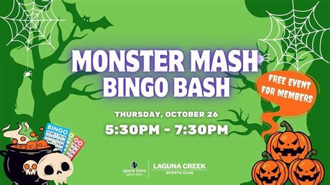 Monster Mash Bingo Bash, Laguna Creek Sports Club, Elk Grove, October ...