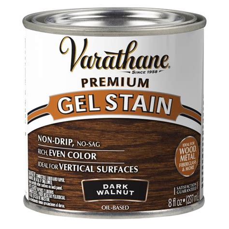 Varathane Premium Gel Stain Oil Based Dark Walnut 12 India | Ubuy
