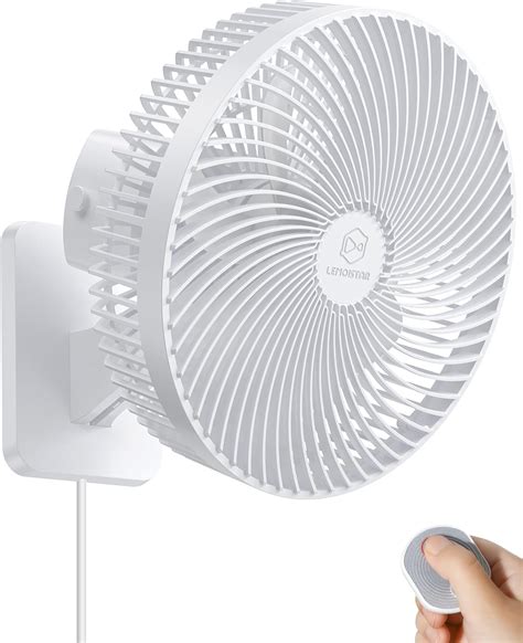 Amazon.com: 10-Inch Wall Mount Oscillating Fan with Remote and Timer ...