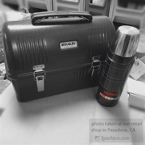 Construction Worker Black Dome Lunchbox and Thermos Bottle | Lunchbox.com